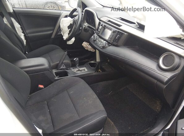 2T3WFREV0JW474898 2018 TOYOTA RAV4 White წინა სალონის ხედი