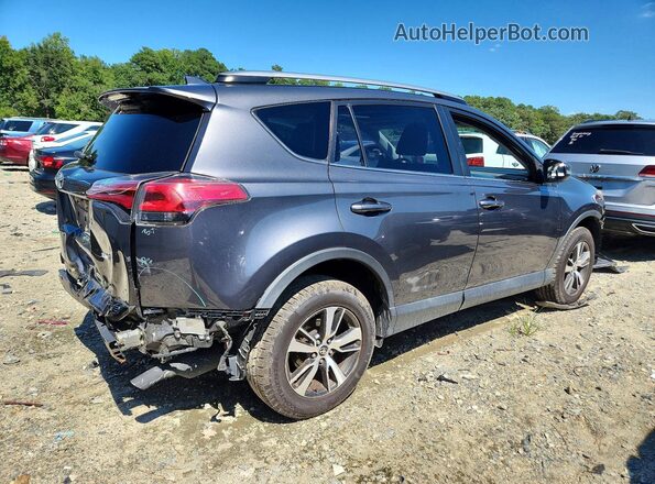 2T3WFREV0JW491149 2018 TOYOTA RAV4 Charcoal Հետևի աջ
