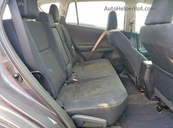 2T3WFREV1GW280213 2016 TOYOTA RAV4 Gray Rear interior view