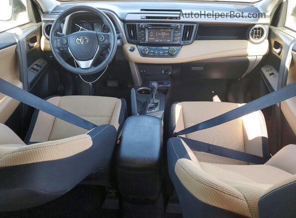 2T3WFREV1HW400397 2017 TOYOTA RAV4 White Widok deski rozdzielczej