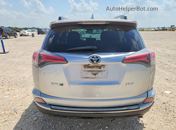2T3WFREV2HW342865 2017 TOYOTA RAV4 Silver Հետևի տեսք