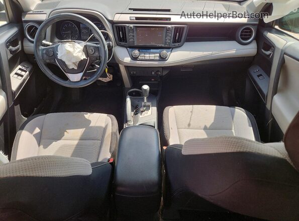 2T3WFREV2HW342865 2017 TOYOTA RAV4 Silver Առջևի վահանակի տեսք