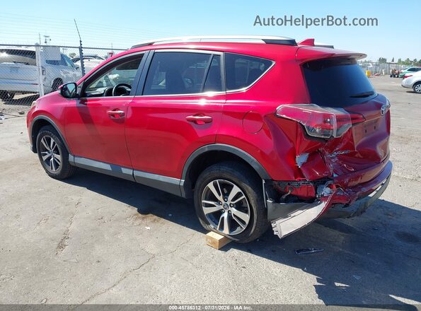 2T3WFREV2HW371234 2017 TOYOTA RAV4 Red Tył lewy