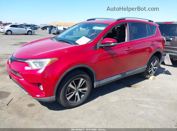 2T3WFREV2HW371234 2017 TOYOTA RAV4 Red Przód lewy