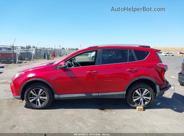 2T3WFREV2HW371234 2017 TOYOTA RAV4 Red Widok wnętrza 360 stopni