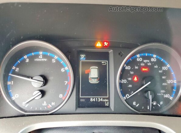 2T3WFREV2HW380273 2017 TOYOTA RAV4 White Instrument cluster view