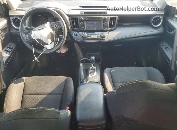 2T3WFREV4HW394434 2017 TOYOTA RAV4 Синий Вид панели приборов