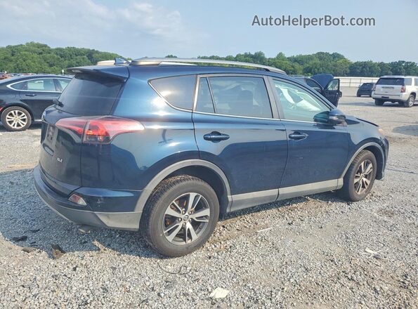 2T3WFREV4HW394434 2017 TOYOTA RAV4 Синий Задняя правая четверть
