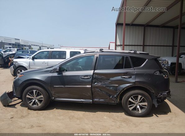 2T3WFREV4HW401835 2017 TOYOTA RAV4 Серый Вид задней части салона