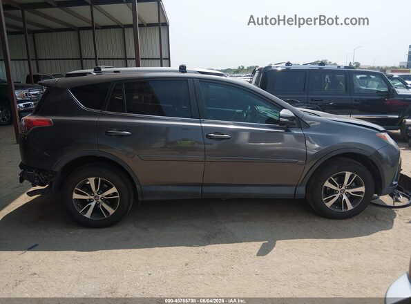 2T3WFREV4HW401835 2017 TOYOTA RAV4 Серый Вид щитка приборов