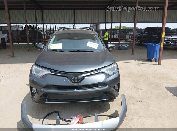2T3WFREV4HW401835 2017 TOYOTA RAV4 Серый Вид панели приборов