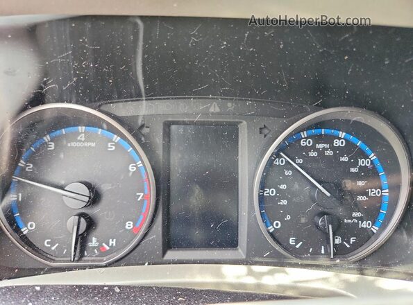 2T3WFREV4JW430824 2018 TOYOTA RAV4 White Вид щитка приладів