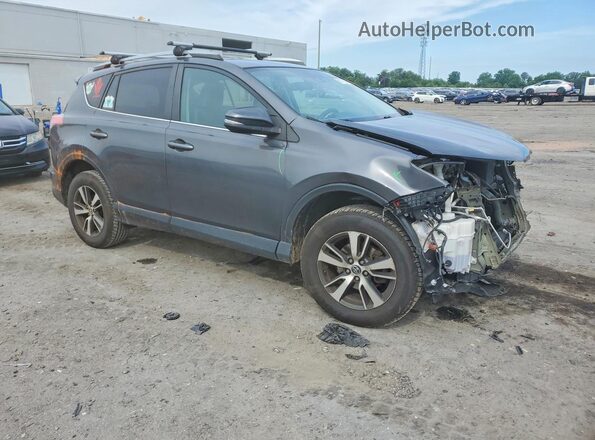 2T3WFREV4JW488299 2018 TOYOTA RAV4 Gray Առջևի աջ