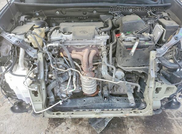 2T3WFREV4JW488299 2018 TOYOTA RAV4 Gray Շարժիչի բաժամունքի տեսք