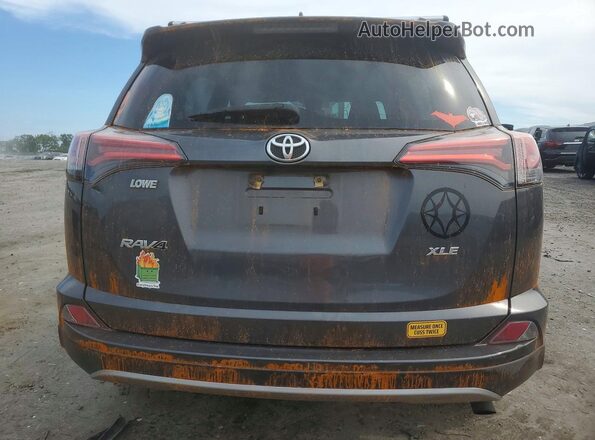 2T3WFREV4JW488299 2018 TOYOTA RAV4 Gray Հետևի տեսք