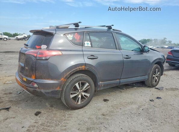 2T3WFREV4JW488299 2018 TOYOTA RAV4 Gray Հետևի աջ