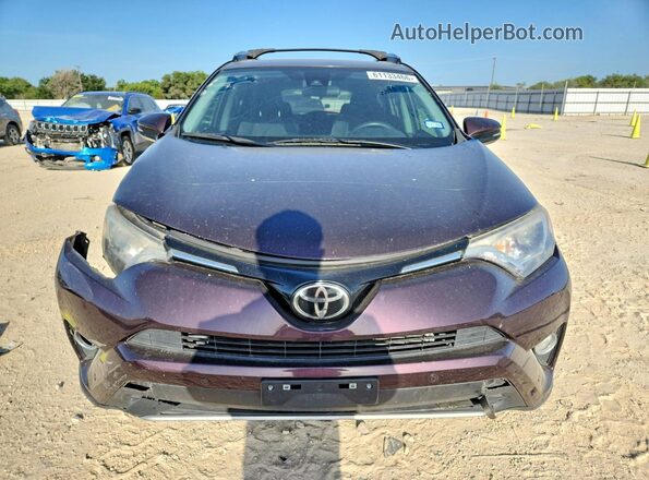 2T3WFREV5HW367890 2017 TOYOTA RAV4 Purple Դիմացի տեսք