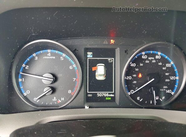 2T3WFREV5JW412638 2018 TOYOTA RAV4 Белый Вид щитка приборов