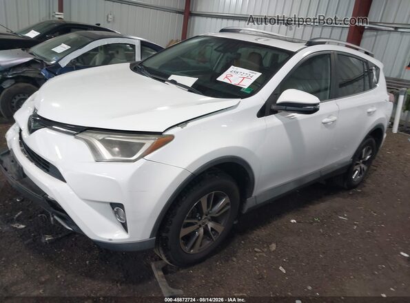 2T3WFREV6HW321436 2017 TOYOTA RAV4 White Vista tres cuartos delantera izquierda