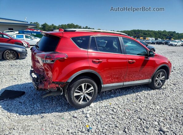 2T3WFREV6HW385492 2017 TOYOTA RAV4 Red უკანა მარჯვენა
