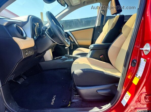 2T3WFREV6HW385492 2017 TOYOTA RAV4 Red წინა სალონის ხედი