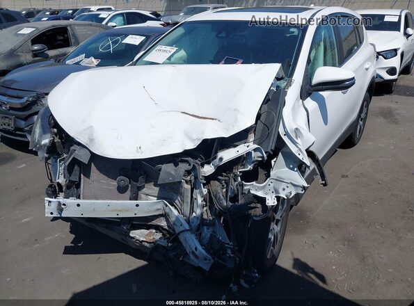 2T3WFREV6JW455028 2018 TOYOTA RAV4 White Vista tres cuartos delantera izquierda