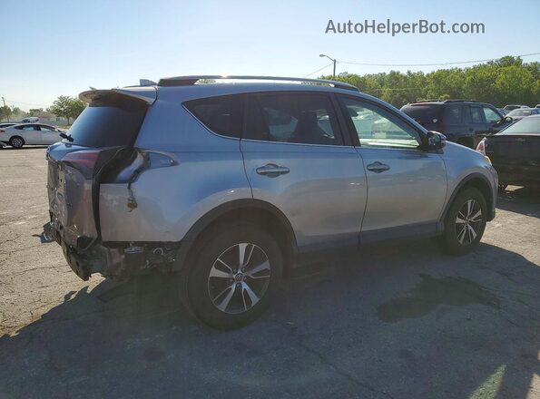2T3WFREV6JW459967 2018 TOYOTA RAV4 Silver Задня права чверть