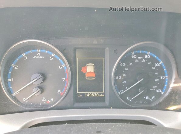 2T3WFREV6JW459967 2018 TOYOTA RAV4 Silver Вид щитка приладів