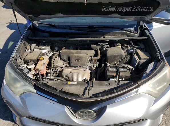 2T3WFREV6JW459967 2018 TOYOTA RAV4 Silver Вид підкапотного простору