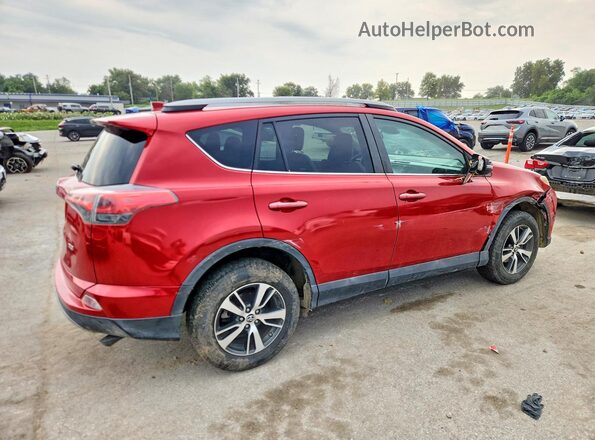2T3WFREV7HW314642 2017 TOYOTA RAV4 Red Rear right