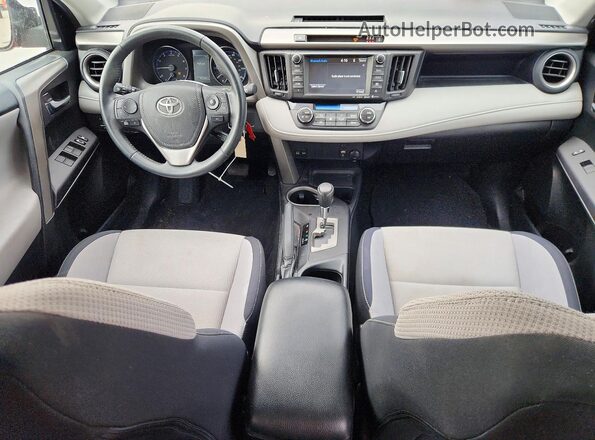 2T3WFREV7HW314642 2017 TOYOTA RAV4 Red Dashboard view