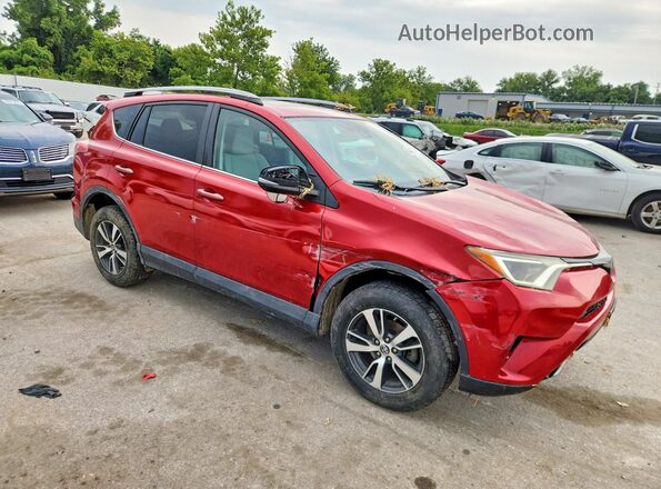 2T3WFREV7HW314642 2017 TOYOTA RAV4 Red Front right