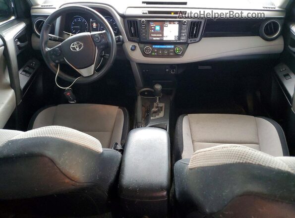2T3WFREV7HW343395 2017 TOYOTA RAV4 Black Vista del salpicadero