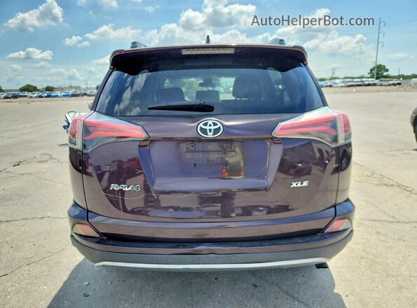 2T3WFREV7HW344837 2017 TOYOTA RAV4 Purple Հետևի տեսք