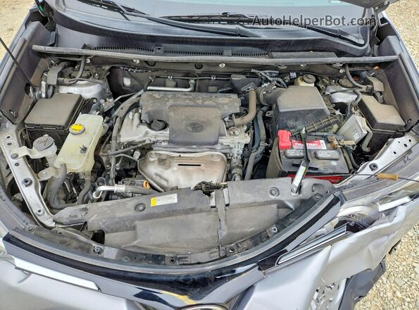 2T3WFREV7HW374159 2017 TOYOTA RAV4 Silver Вид підкапотного простору