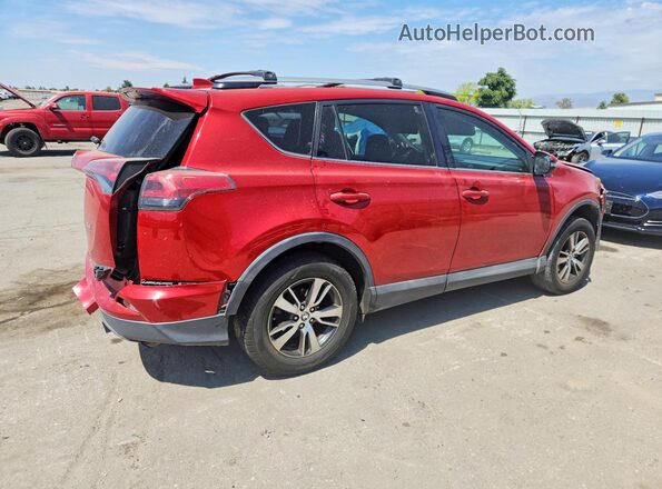2T3WFREV7HW400663 2017 TOYOTA RAV4 Burgundy Tył prawy
