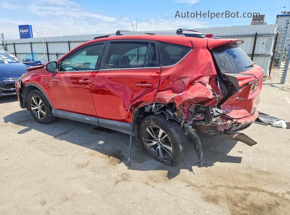 2T3WFREV7HW400663 2017 TOYOTA RAV4 Burgundy Tył lewy