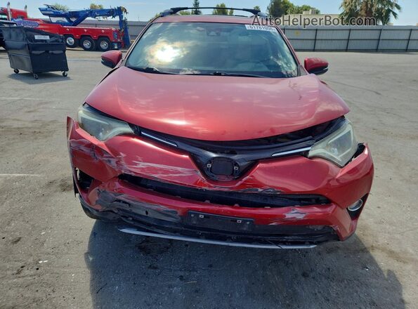 2T3WFREV7HW400663 2017 TOYOTA RAV4 Burgundy Widok z przodu