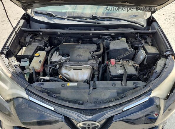 2T3WFREV7JW421311 2018 TOYOTA RAV4 Black Vista del compartimento del motor