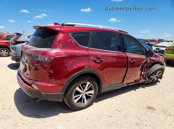 2T3WFREV7JW462392 2018 TOYOTA RAV4 Красный Передняя правая четверть