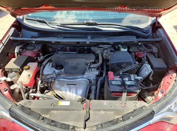2T3WFREV7JW462392 2018 TOYOTA RAV4 Красный Вид подкапотного пространства