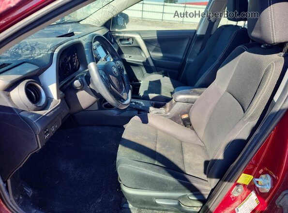 2T3WFREV7JW501434 2018 TOYOTA RAV4 Red Vista interior delantera