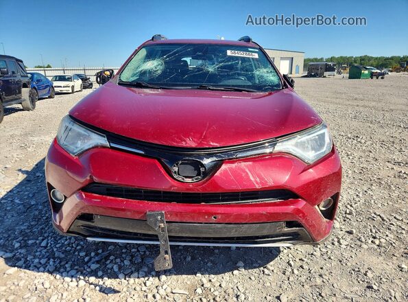 2T3WFREV7JW501434 2018 TOYOTA RAV4 Red Vista frontal