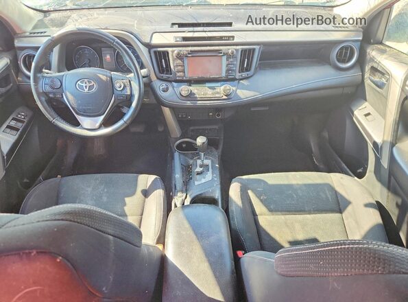 2T3WFREV7JW501434 2018 TOYOTA RAV4 Red Vista del salpicadero