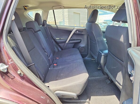 2T3WFREV8GW264171 2016 TOYOTA RAV4 Purple უკანა სალონის ხედი