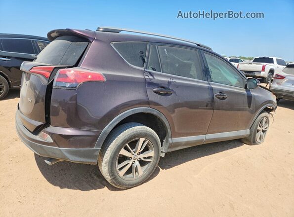 2T3WFREV8HW382027 2017 TOYOTA RAV4 Purple Հետևի տեսք