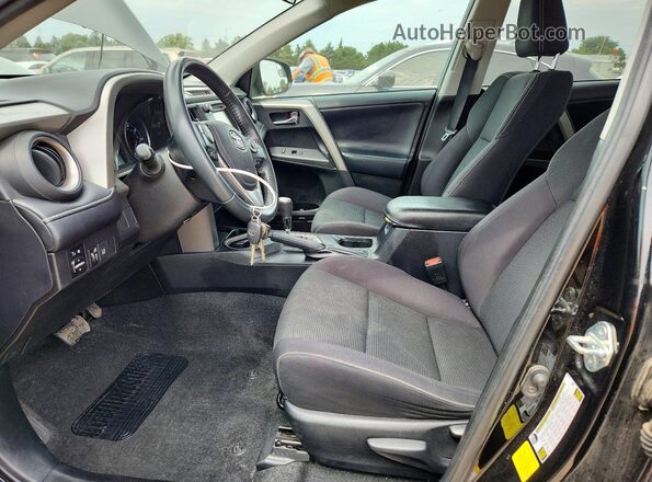 2T3WFREV8JW411242 2018 TOYOTA RAV4 Black წინა სალონის ხედი