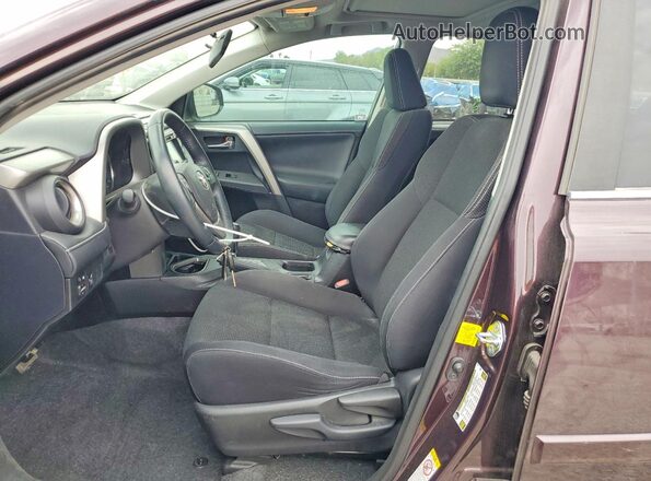 2T3WFREV9GW297129 2016 TOYOTA RAV4 Purple Widok wnętrza z przodu