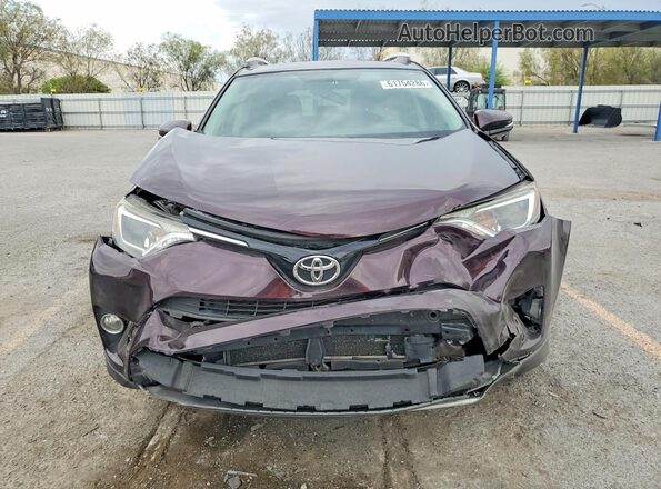 2T3WFREV9GW297129 2016 TOYOTA RAV4 Purple Widok z przodu