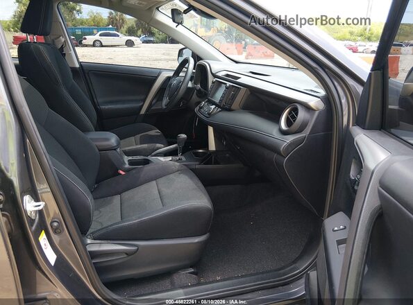 2T3WFREV9HW314951 2017 TOYOTA RAV4 Gray Widok wnętrza z przodu